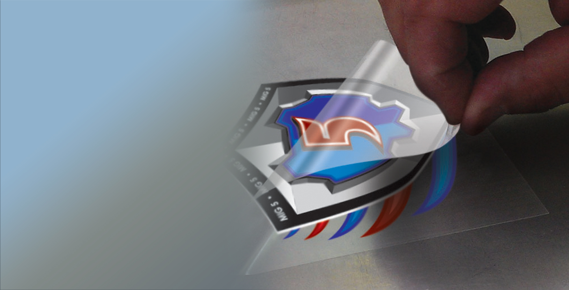 Mold In Graphics labels for plastics during rotomolding